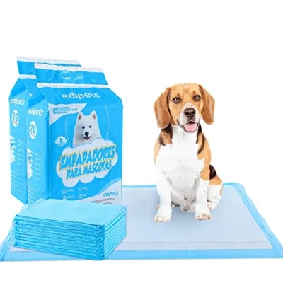Image de Edipets, Alaise pour Chien, Alese Jetable, Tapis Chiot 60x60, Apprentissage de la Propreté, Anti Fuite et Résistante, (40 Pièces)