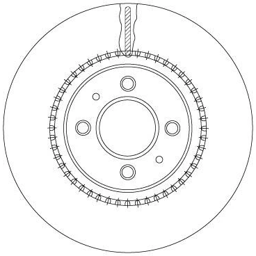Image de Disque de frein TRW DF6904 avant/ventilé/1 pièce