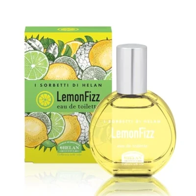 Image de Helan, I Sorbetti LemonFizz parfum pour hommes et femmes Agrumes pétillant avec du citron, des notes de poivre rose gingembre, eau la vanille d&#039;été, 30 ml