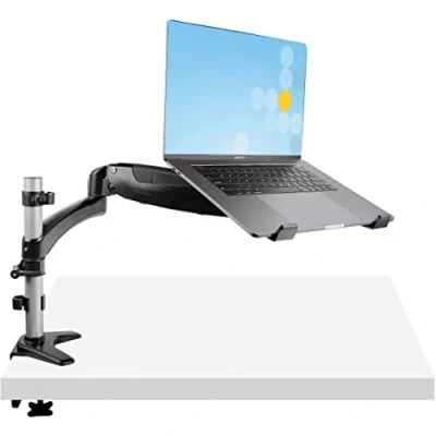 Image de StarTech.com Support de Bureau pour Ordinateur Portable Bras Articulé PC ou Écran 34 (15kg) VESA Plateau et Notebook Réglable Fixation Pince Neuf