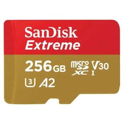 Image de SanDisk Extreme 256 Go MicroSDXC UHS I Classe 3 Neuf