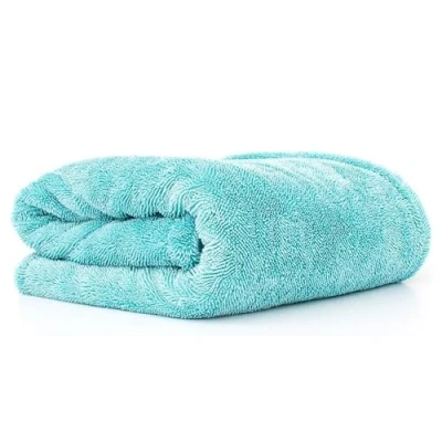 Image de The Rag Company Liquid8r Serviette de séchage super absorbante en microfibre mélangée 70/30, sans danger pour les détails et rayures, tissage à boucle torsadée, 1100 g/m², 63,5 x 91,4 cm,