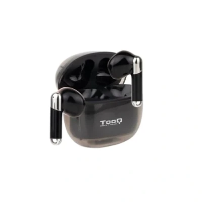 Image de TOOQ TQBWH 0054B Onyx Écouteurs sans Fil avec Micro Bluetooth et étui de Chargement, Casques pour iPhone/iOS/Android, Noirs