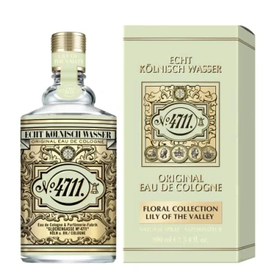 Image de 4711® Floral Collection Lily of the Valley Eau de Cologne : pure douce délicate 100 ml Vaporisateur