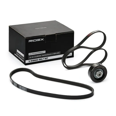 Image de RIDEX 542R0446 Jeu de courroies trapézoïdales à nervures CHEVROLET: Aveo / Kalos 3/5 portes, Spark, Berline