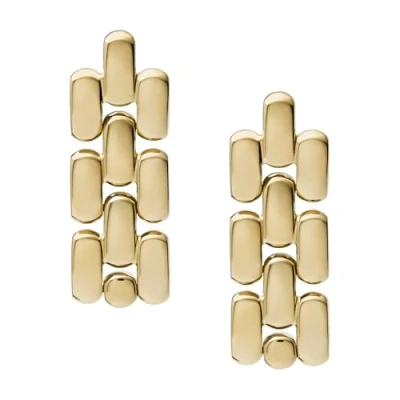 Image de Fossil Arden Boucles d&#039;oreilles goldtone, Femme, Taille: One Size, Gold tone