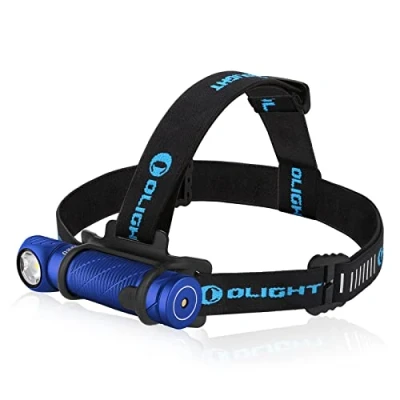 Image de OLIGHT Perun 2 Lampe Frontale Puissante Multifonctionnelle Sortie Max 2500 Lumens Portée 166 Mètres IPX8 Étanche de Front LED Rechargeable pour Sports, Travail, Pêche etc