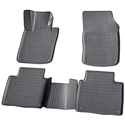Image de Recambo Tapis de sol en caoutchouc 3D pour Volvo V90 II S90 à partir 2016&gt; Ajustement parfait avec bordure