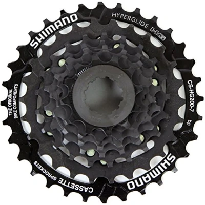 Image de SHIMANO Alivio 7 Vitesses Cassette Unisexe, Noir, 12 28