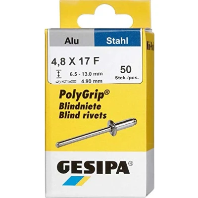 Image de Gesipa 0007693564817 Mini Pack PolyGrip, 4,8 x 17 mm