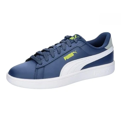 Image de PUMA 3.0 L JR Basket, Persian Blue White Lime Smash Cool Mid Gray, 37 EU
