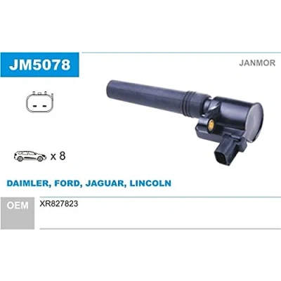 Image de JANMOR JM5078 Bobine d&#039;allumage JAGUAR: S Type, XJ Berline