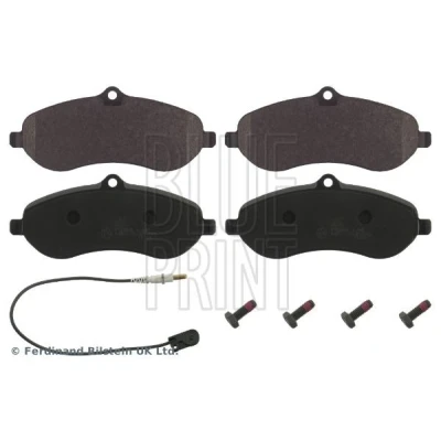 Image de BLUE PRINT ADT342207 Jeu de plaquettes frein Essieu avant contact signal d&#039;usure inclus avec kit vis PEUGEOT: Expert II Van, Tepee