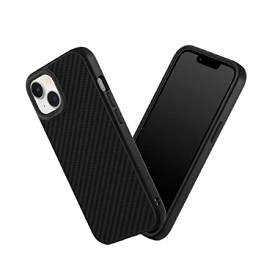 Image de RhinoShield Coque Compatible avec [iPhone 14/13] SolidSuit Fine Technologie d&#039;absorption des Chocs et Finition Premium Matte Fibre de Carbone