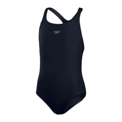 Image de Speedo Girls ENDURANCE+ Medalist Maillot de bain pour enfants, Taille: 13 14a, True navy