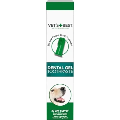 Image de Vet&#039;s Best Dentifrice en Gel Dentaire pour Chiens, 100 g