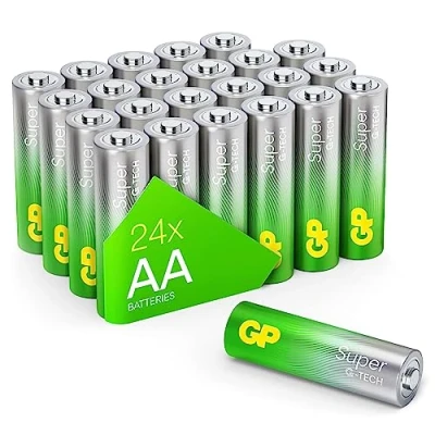 Image de GP Lot de 24 Piles alcalines Super Mignon (AA) 1,5 V