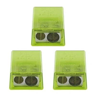 Image de KUM AZ1032016 G taille crayon avec réservoir 2en1 M2, 3 pièces, vert, double boîte