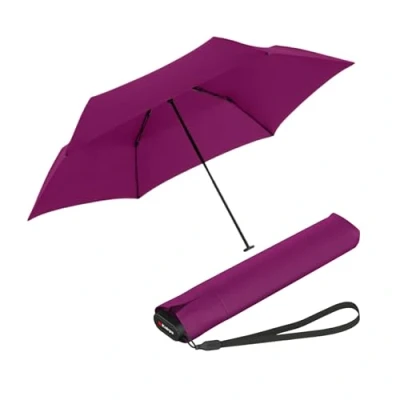 Image de Knirps Parapluie de Poche Ultra US.050 Slim Manual léger et Plat résistant aux tempêtes Coupe Vent 21 cm Berry