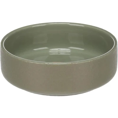 Image de Flamingo Gamelle pour la Nourriture et l&#039;eau Rama Vert 350ml Chien ou Chat en céramique émaillée Résistante, Stable Facile à Nettoyer