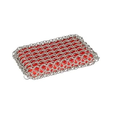 Image de Lodge ACM10R41 Tampon à récurer, un, rouge