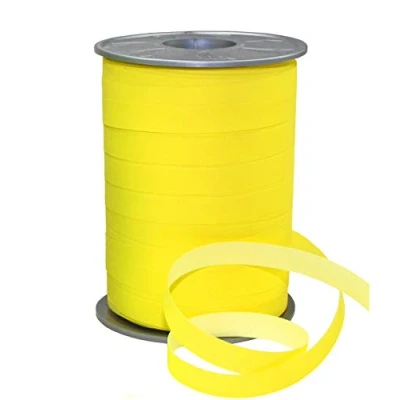 Image de Präsent C.E. Pattberg Ruban à friser Bicolore Jaune/Jaune Clair 10 mm x 200 m