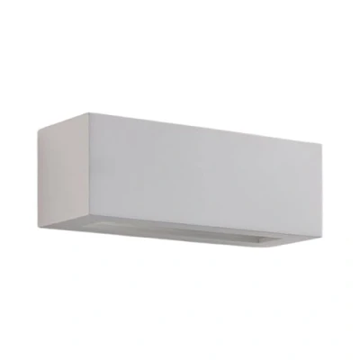 Image de Lindby applique murale Tjada, 22 cm, blanc, plâtre, G9, à peindre