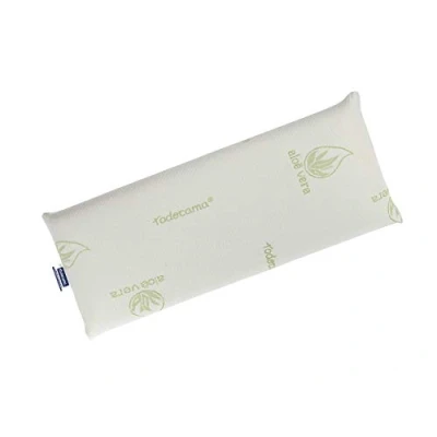 Image de Todocama Oreiller à mémoire de Forme, Noyau Compact, Double Housse avec Fermeture éclair Tissu Aloe Vera Plus Thermoréglable adaptabilité au Cou (75 cm)