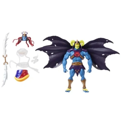 Image de Masters of the Universe X Cosmocats Figurine articulée Skell Ra de 14 cm avec épée, têtes et armures interchangeables cape, JFX01