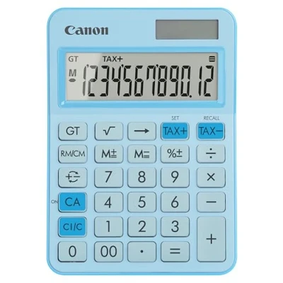 Image de Canon LS 125KB PBL, Scientific Calculator, Suitable for School and Business, Dual Power Battery, Tax Calculations Grand Total Function, Large Flat Display Keys
