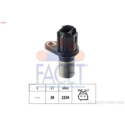Image de FACET 9.0477 Capteur, position d&#039;arbre à cames Made in Italy OE Equivalent TOYOTA: Yaris I 3/5 portes, II Avensis Berline