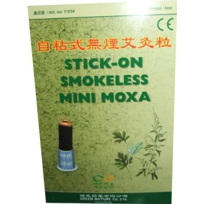 Image de Mini FUMÉE Moxa cône GRATUIT SANS Klebemoxa de charbon / CE 200 pcs. Moxahütchen, pratiquer appropriée