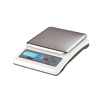 Image de G&amp;G KF10K balance de cuisine, 10 kg/1 g, arrêt automatique réglable, précision, numérique, avec bloc d&#039;alimentation et piles (KF10K : g)