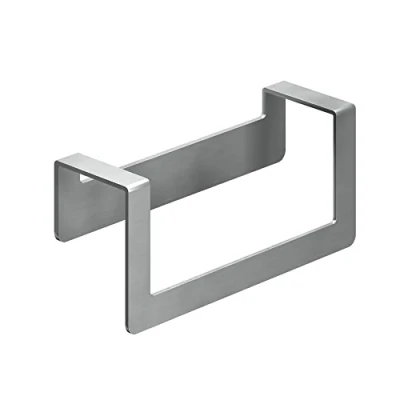 Image de WEISSENSTEIN Porte Serviette Mural Adhésif en INOX 20 cm Séchoir Serviettes sans Perçage Ni Trou
