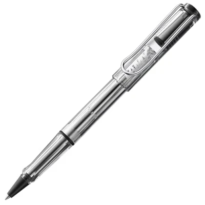 Image de Lamy safari vista Stylo roller avec grip ergonomique et largeur de trait M pour une écriture longue agréable en plastique robuste ASA recharge 63 noir