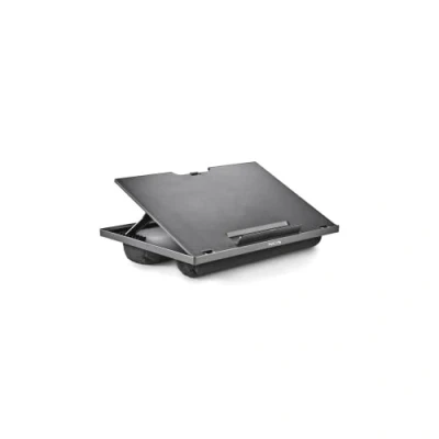 Image de NGS LAPNEST Support multifonctionnel et ergonomique pour ordinateurs portables jusqu&#039;à 15,6&quot; avec base rembourrée.