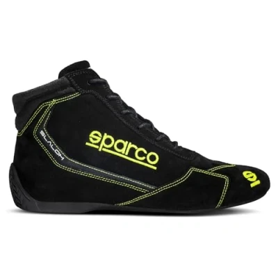 Image de Sparco Mixte Bottines Slalom 2022 Taille 41 Noir/Jaune Chaussure Bateau, Standard