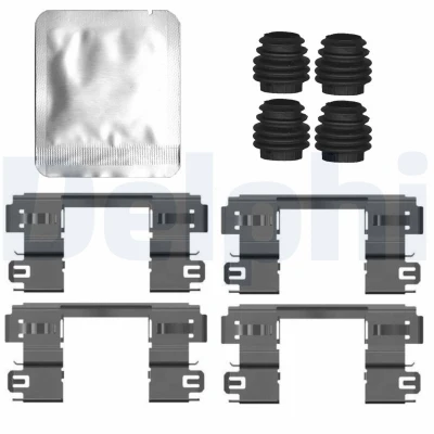 Image de DELPHI LX0798 Kit d&#039;accessoires, plaquette de frein à disque