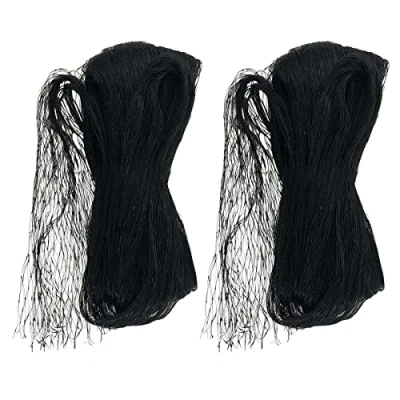 Image de Filet Poules,Filet Anti Oiseaux pour Poulailler,2 Pièces Voliere Poulailler,4m x 10m Oiseaux,Filet de Protection,Filet Poulailler