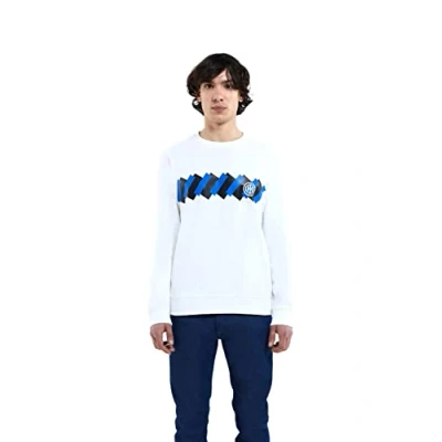 Image de INTER Felpa Girocollo Bianco, Unisex