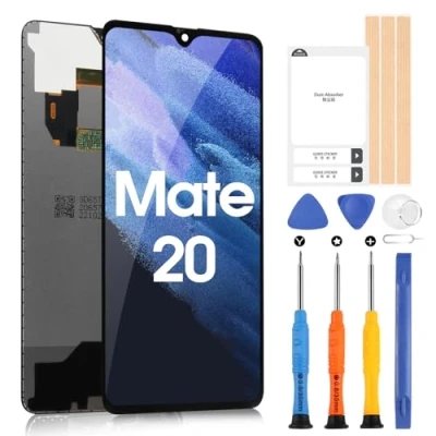 Image de Écran LCD pour Huawei Mate 20 HMA L29 L09 LX9 Remplacement Tactile Digitizer avec Réparation Kit(Noir Prend en charge l&#039;empreinte digitale)