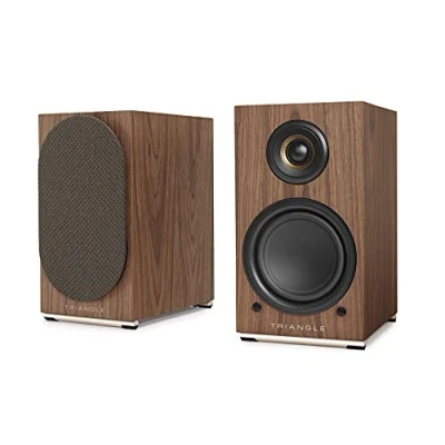 Image de Enceinte connectée HIFI Triangle AIO Twin Erable brun Vendue à la paire Neuf