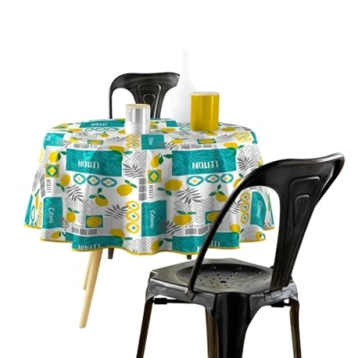 Image de douceur d&#039;intérieur Nappe, Polychlorure de vinyle (PVC), Citronnade, (0) 160 cm