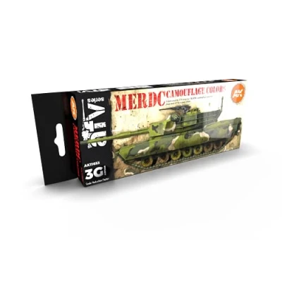 Image de (AK11653) AK Interactive Set MERDC CAMOUFLAGE COLORS