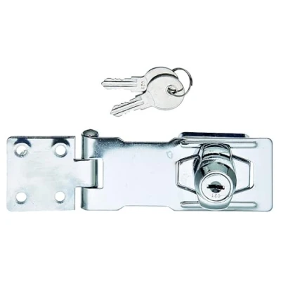 Image de Moraillon de sécurité GAH ALBERTS Verrouillable à clé Chromé 100 x 415 mm Métal