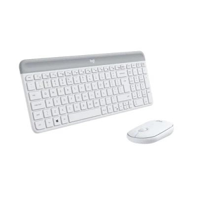 Image de Clavier et Souris Logitech Slim Sans Wireless Mouse Combo MK470