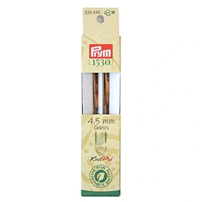 Image de Prym 224325 Pointes d&#039;aiguil. à tric.Long CUBICS Natural 11,6 cm 4,50 mm