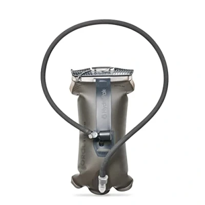 Image de Hydrapak Force Poche/réservoir d&#039;eau Ultra Durable pour Sacs à Dos d&#039;hydratation, 2 litres (66 oz), Tube Isotherme, sûr et fiable, Gris (Nouveau)