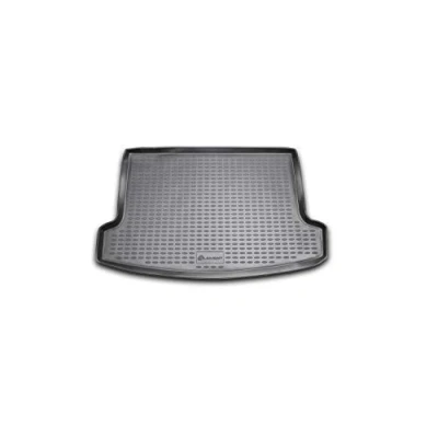 Image de Element Tapis de Coffre Bac Protection Antiderapant en Caoutchouc sur Mesure Peugeot 307 SW 2002 2008 Break Noir Ajustement mesuré au Laser personnalisé