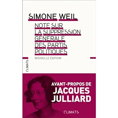 Image de Note sur la suppression générale des partis politiques Livre d’occasion Correct